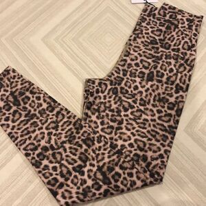 Beach Riot Leopard High Waist Full Length Leggings